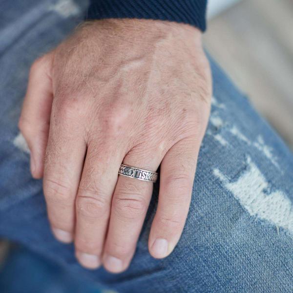 130 Ring Heren CROSSLINE Collection