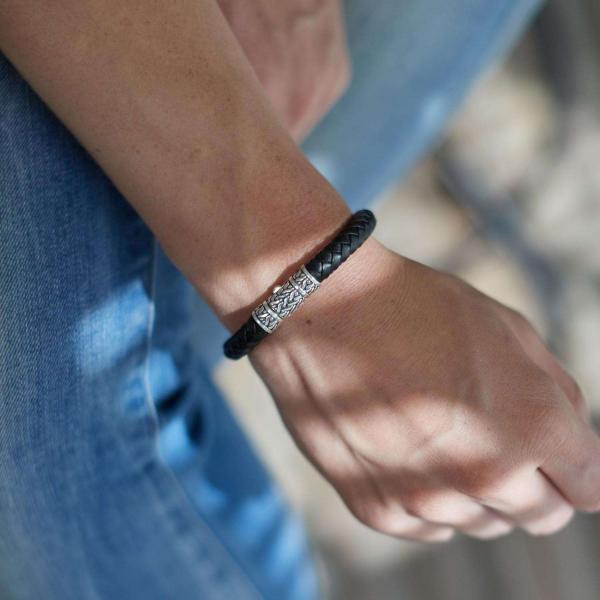 156 Armband Schwarz Dames ROOTS Collection