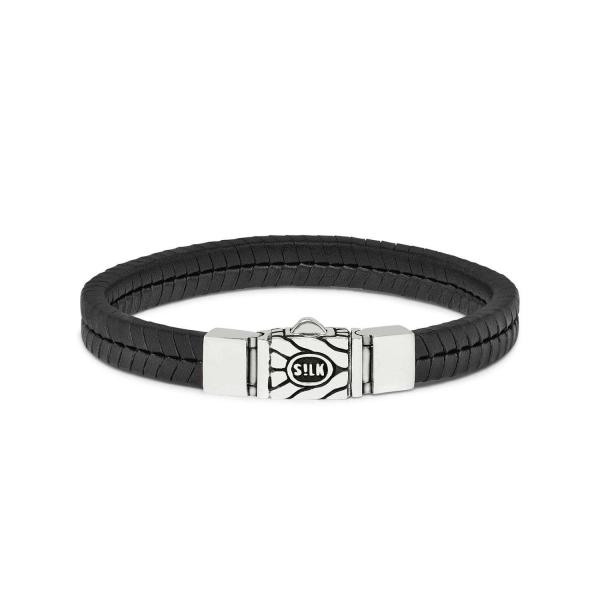 157BLK Armband Schwarz CHEVRON Collection