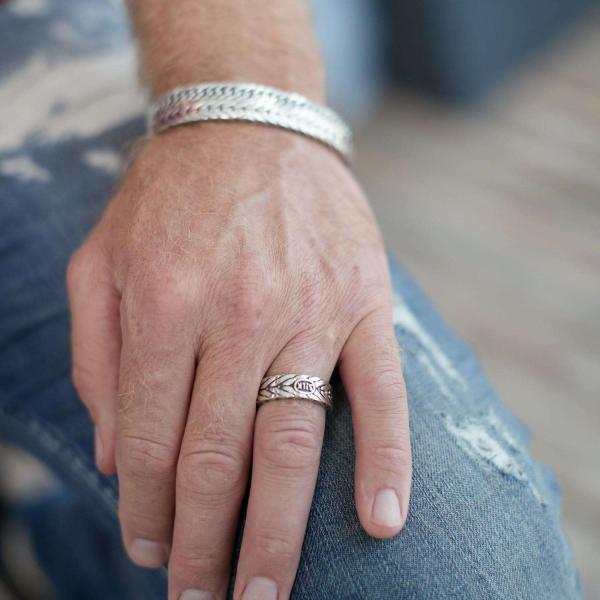 167 Ring Heren CHEVRON Collection