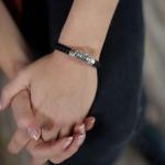 171BLK Armband Schwarz Dames WEAVE Collection