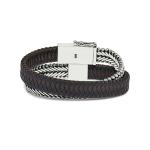 214BBR Armband Schwarz-Braun CLASSIC CHEVRON Collection