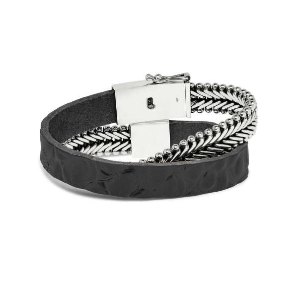 214BKC Armband Schwarz Croco CLASSIC CHEVRON Collection