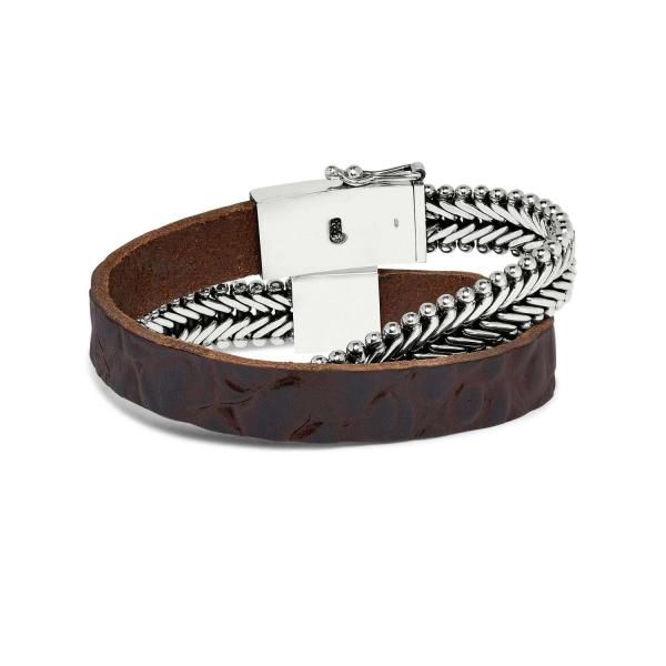 214BRC Armband BraunCroco CLASSIC CHEVRON Collection