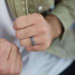 238 Ring Heren CLASSIC CHEVRON Collection