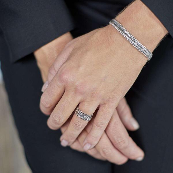 238 Ring Dames CLASSIC CHEVRON Collection