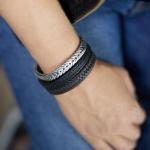 251BLK Armband Schwarz Dames BOLD Collection