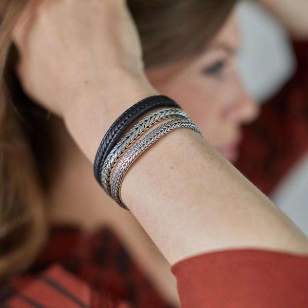 251BLK Armband Schwarz Dames BOLD Collection