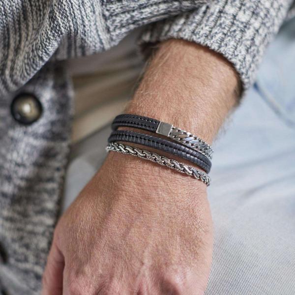 277BLK Armband Schwarz Heren BOLD Collection