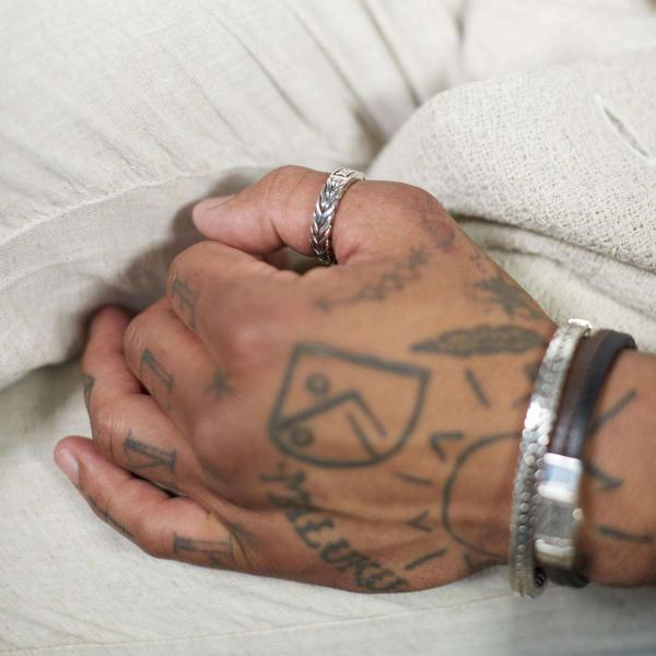 309 Ring Heren CHEVRON Collection