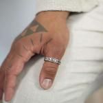 309 Ring Heren CHEVRON Collection