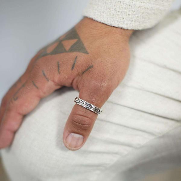 309 Ring Heren CHEVRON Collection