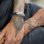 326BBU Armband Schwarz-Blau Dames ARCH Collection