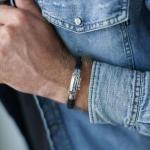 326BLK Armband Schwarz Heren ARCH Collection