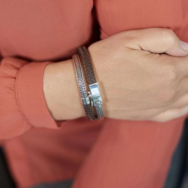 344BRN Armband Braun Dames ALPHA Collection