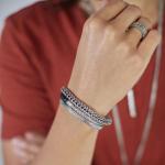 355BLK Armband Schwarz Dames ROOTS Collection