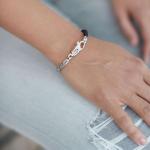 355BLK Armband Schwarz Dames ROOTS Collection