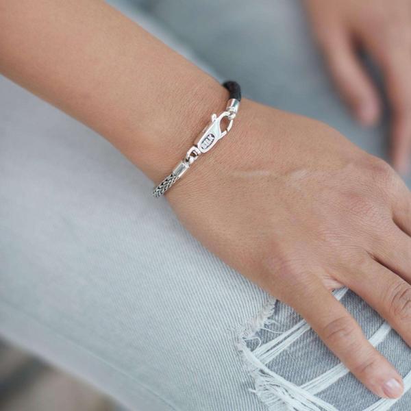 355BLK Armband Schwarz Dames ROOTS Collection