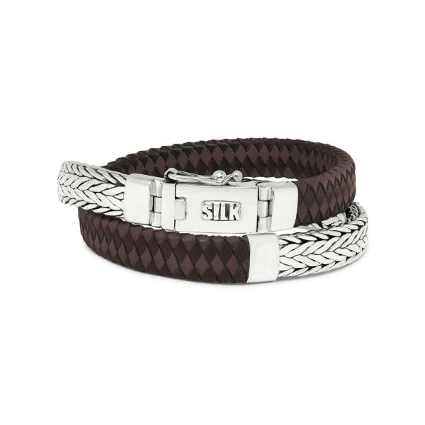 362BBR Armband Schwarz-Bruin ALPHA Collection
