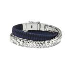 362BBU Armband Schwarz-Blau ALPHA Collection