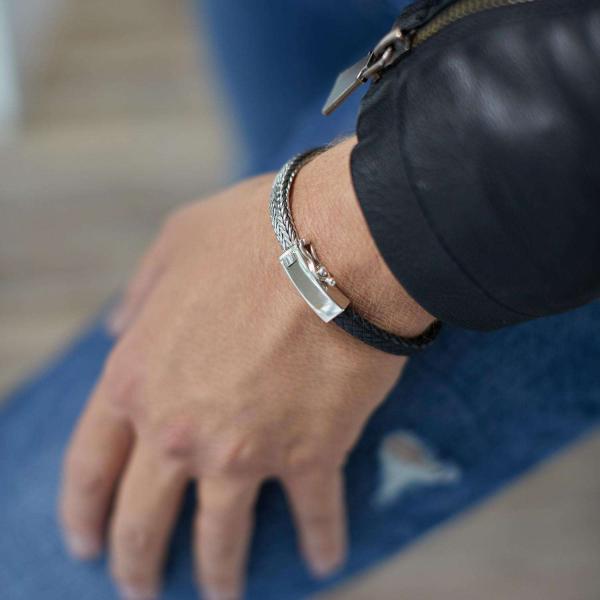 369BLK Armband Schwarz Dames ALPHA Collection