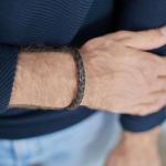 423 Armband  Schwarz-Bruin Heren CROSSLINE Collection