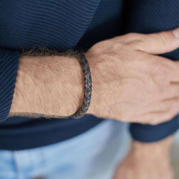 423 Armband  Schwarz-Bruin Heren CROSSLINE Collection