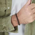 427 Armband  Bruin Heren CROSSLINE Collection