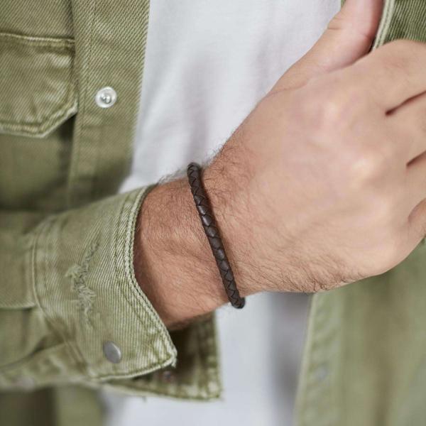 427 Armband  Bruin Heren CROSSLINE Collection