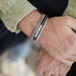 427 Armband  Bruin Heren CROSSLINE Collection