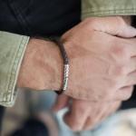 427 Armband  Bruin Heren CROSSLINE Collection