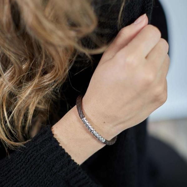 427 Armband  Bruin Dames CROSSLINE Collection