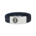 811BBU Armband Schwarz-Blau ALPHA Collection