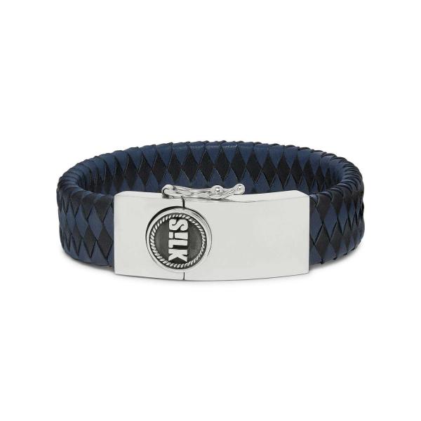 811BBU Armband Schwarz-Blau ALPHA Collection