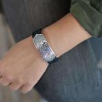 840BLW Armband Schwarz Dames CLASSIC CHEVRON Collection