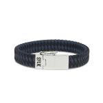 841BBU Armband Schwarz-Blau ALPHA Collection