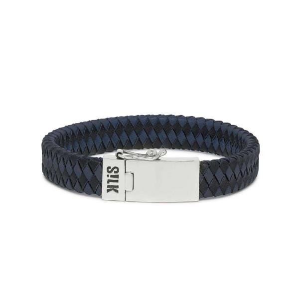 841BBU Armband Schwarz-Blau ALPHA Collection