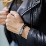 841BLK Armband Schwarz Dames ALPHA Collection