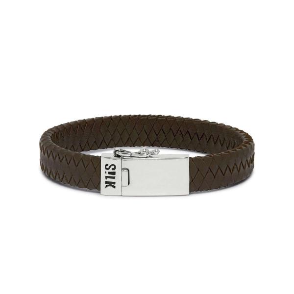 841BRN Armband Bruin ALPHA Collection