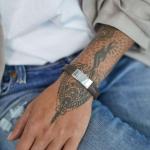 841BRN Armband Bruin Dames ALPHA Collection