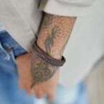 841BRN Armband Bruin Dames ALPHA Collection