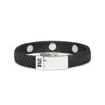 851BLK Armband Schwarz ALPHA Collection
