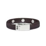 851BRN Armband Bruin ALPHA Collection