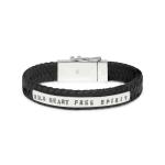 852BLK Armband Schwarz ALPHA Collection