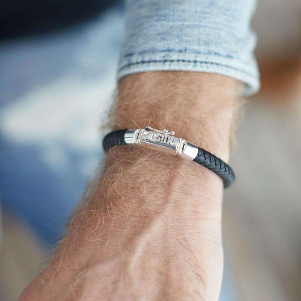 853BLK Armband Schwarz Heren ARCH Collection