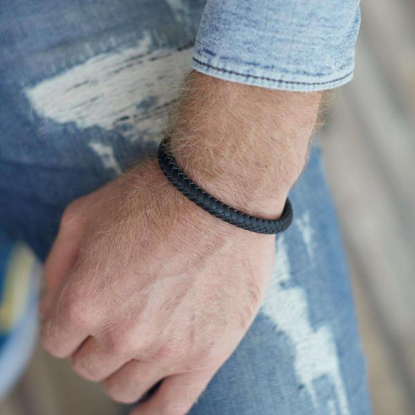 853BLK Armband Schwarz Heren ARCH Collection