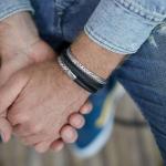 853BLK Armband Schwarz Heren ARCH Collection