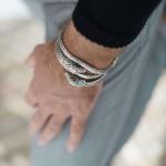 S20 Armband Silber Heren