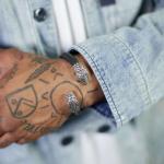 S21 Snake Armband Leder Heren