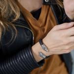 S21 Snake Armband Leder Dames